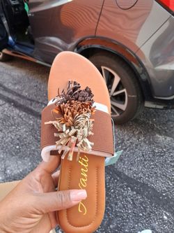 Summer sandalscolor brown