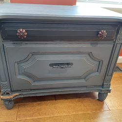Shabby Chic Night stand / End table W/storage