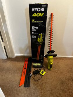 Ryobi 40v 24” Hedge Trimmer Kit
