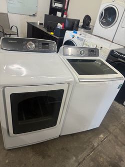 Used Samsung Washer and Gas Dryer Top Load