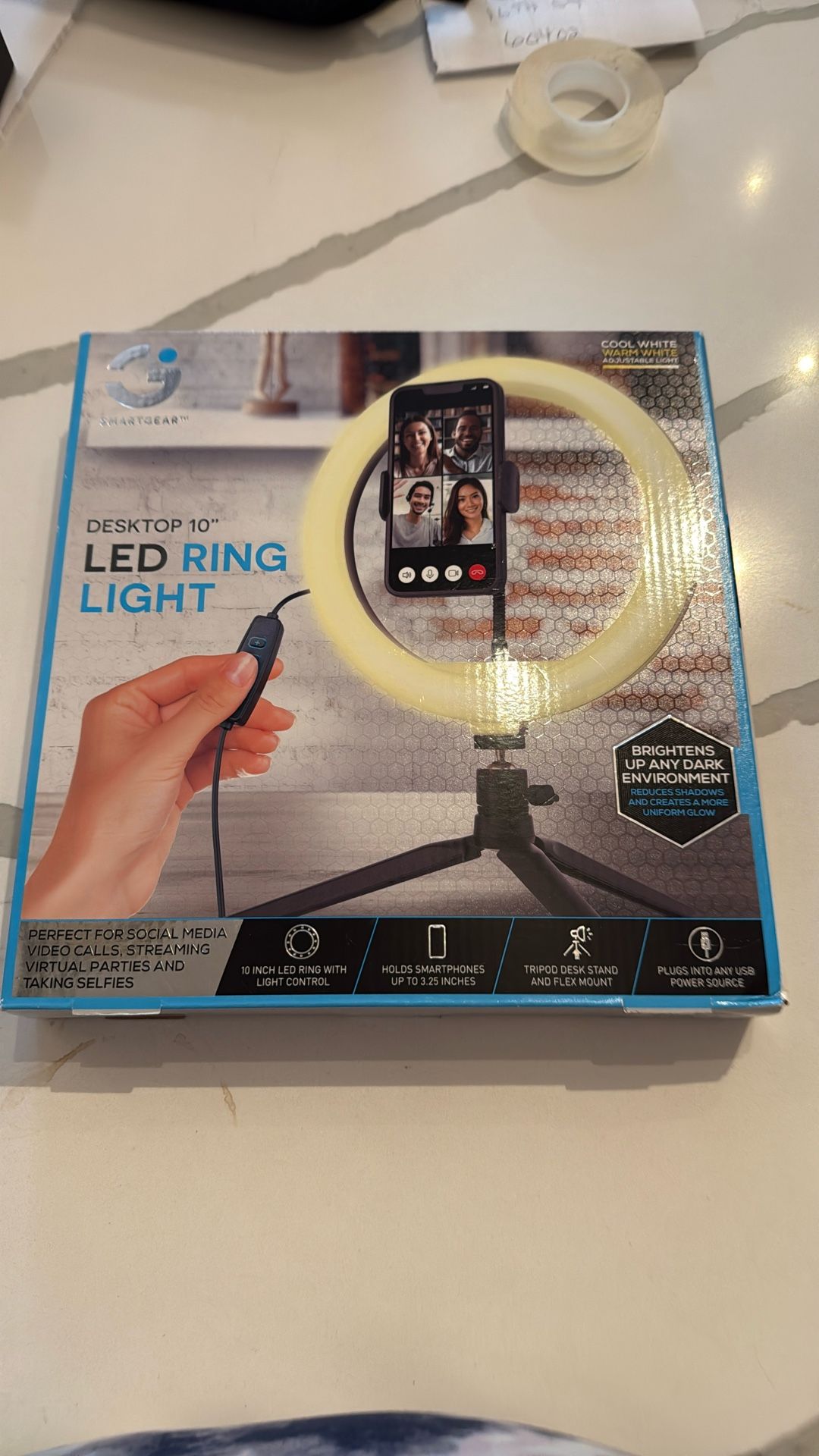 DESKTOP 10 INCH LED RING LIGHT