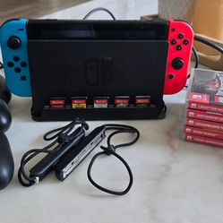 Nintendo Switch Bundle w/ 6 Games + Extras