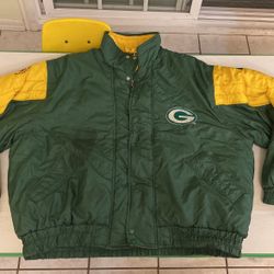 Vintage 1990 Green Bay Packers Parka Jacket