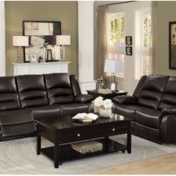 50% SALE Reclining Sofa And Loveseat