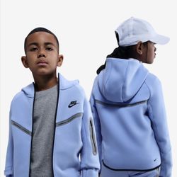 Nike NSW Tech Fleece Reflective Full-Zip Boys' Grade School IM9154-468 Size XL