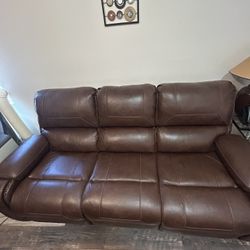 Nice Brown leather Couch