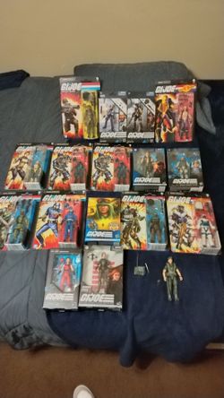 Gi joe 17 figures lot