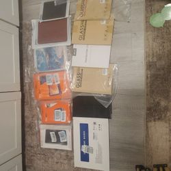 Lot Of New Tablet Cases And Tempered Glass For Various Tablets