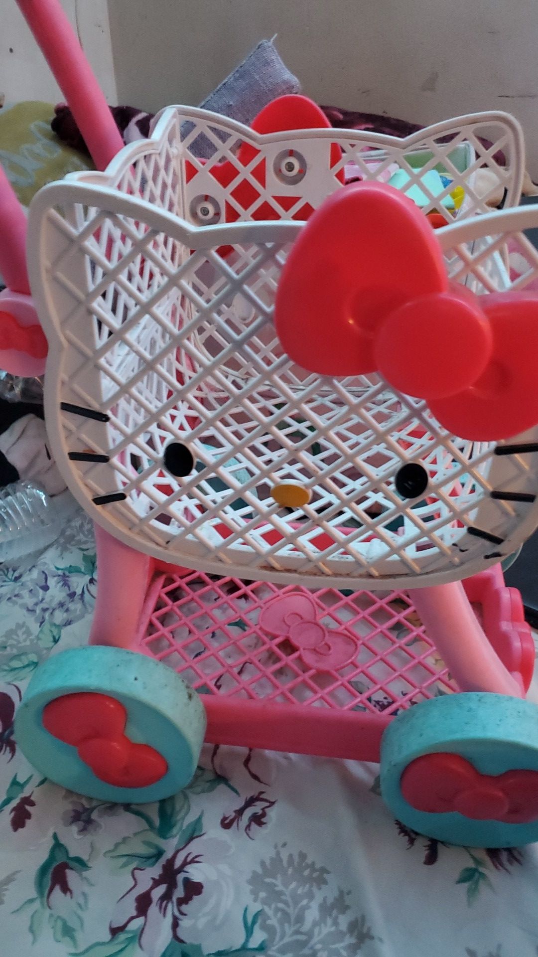 Hello kitty car for toddlers. $12