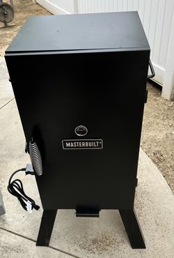 Master Built 30 in. Analog Electric Smoker in Black with 3 Racks