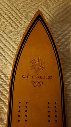 Salt Lk. City 2002 Olympics CRIBBAGE BOARD SKI