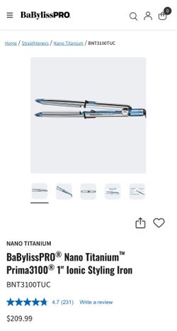 BaBylissPRO® Nano Titanium™ Prima3100® 1" lonic Styling Iron