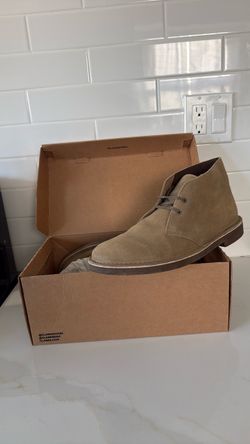NEW Clarks Shoes for Men. Desert Boot 2 Sand Suede- Tan Color.