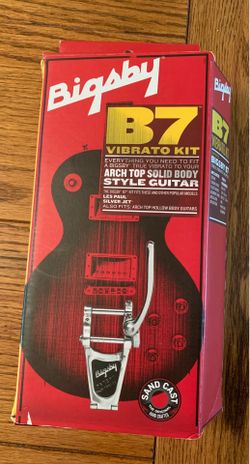 Bigsby tremolo and no drill mount, String spoiler