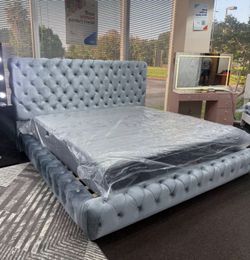 New King Size Bed & Hybrid Mattress - Pay On Delivery