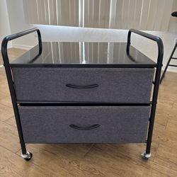 Mini Fridge Stand With Drawers