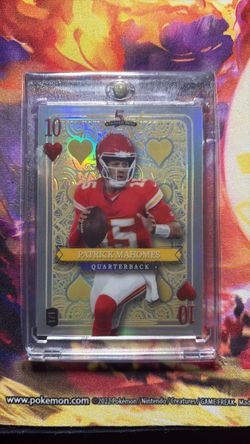 Patrick Mahomes Stacked Deck 10 of Hearts Card 1/1