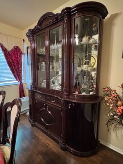 Dining table and China cabinet
