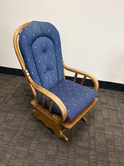 Oak rocker glider