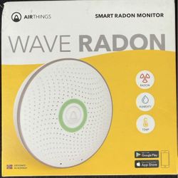 Airthings 2950 Wave Radon - Smart Radon Detector with Humidity & Temperature Sensor