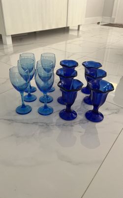 6 Copas De Vino Y 6 Copas Para Helado