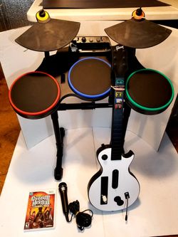 Wii Guitar Hero World Tour Guitar Kit