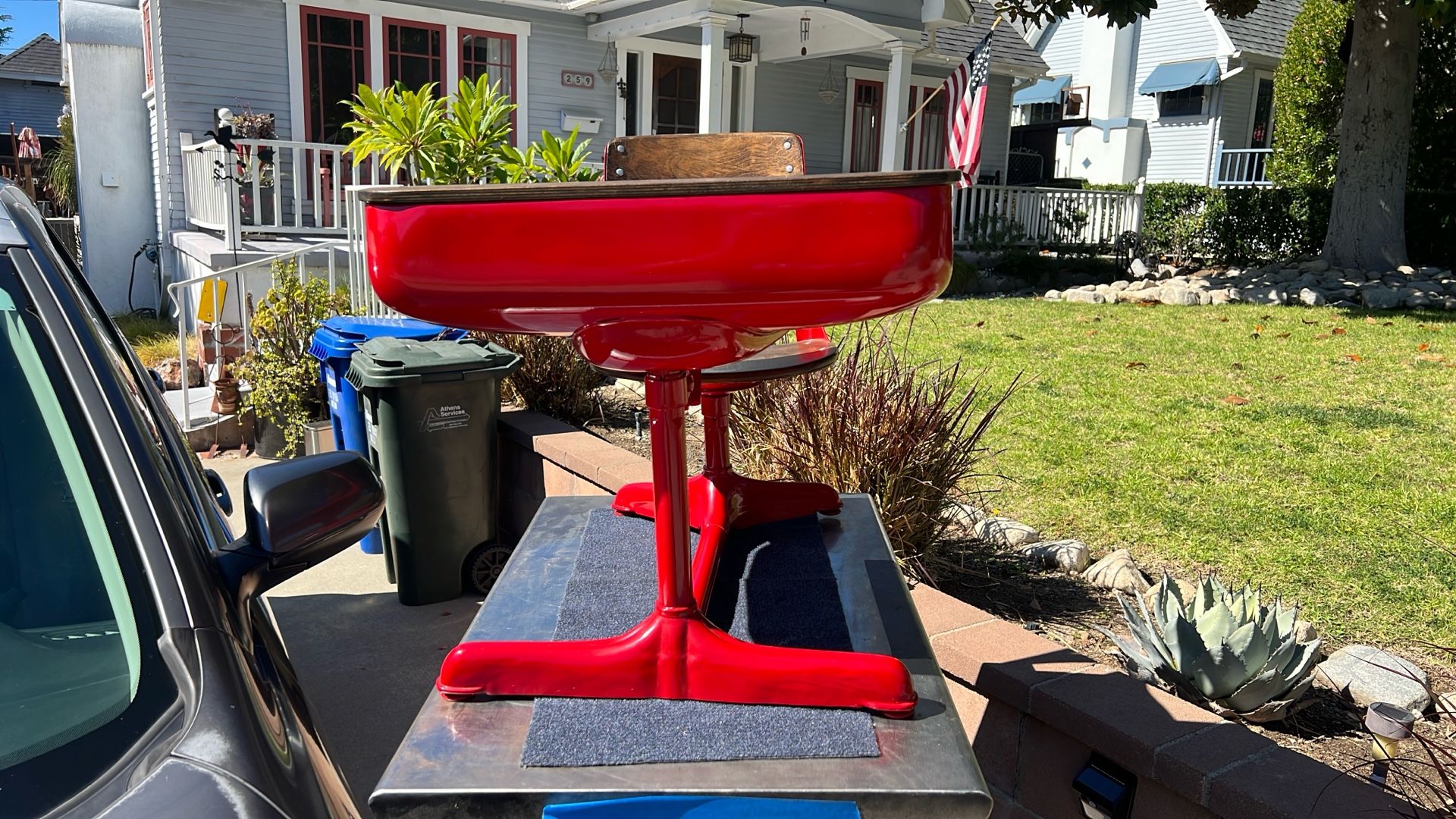 Beautifully Restored Old School Desk