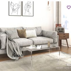 Acrylic coffee table 