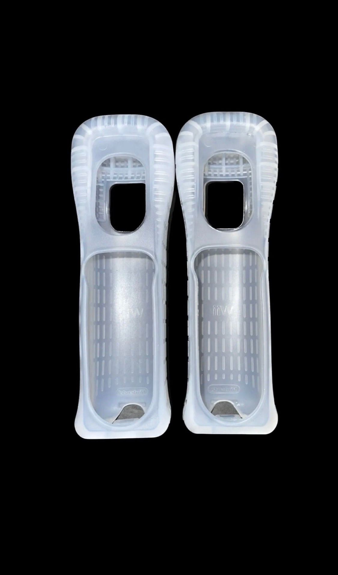 Nintendo Wii Remote Controller Silicone Gel Cover CLEAR Sleeve Protector RVL-022