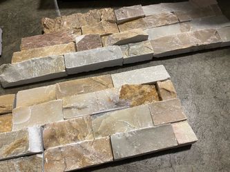 Stacked stone tile