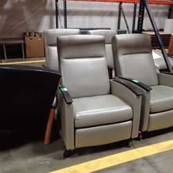 La-Z-Boy Recliner Rolling Locking Wheels Push Vinyl Therapy Sleep Chair - $150 each