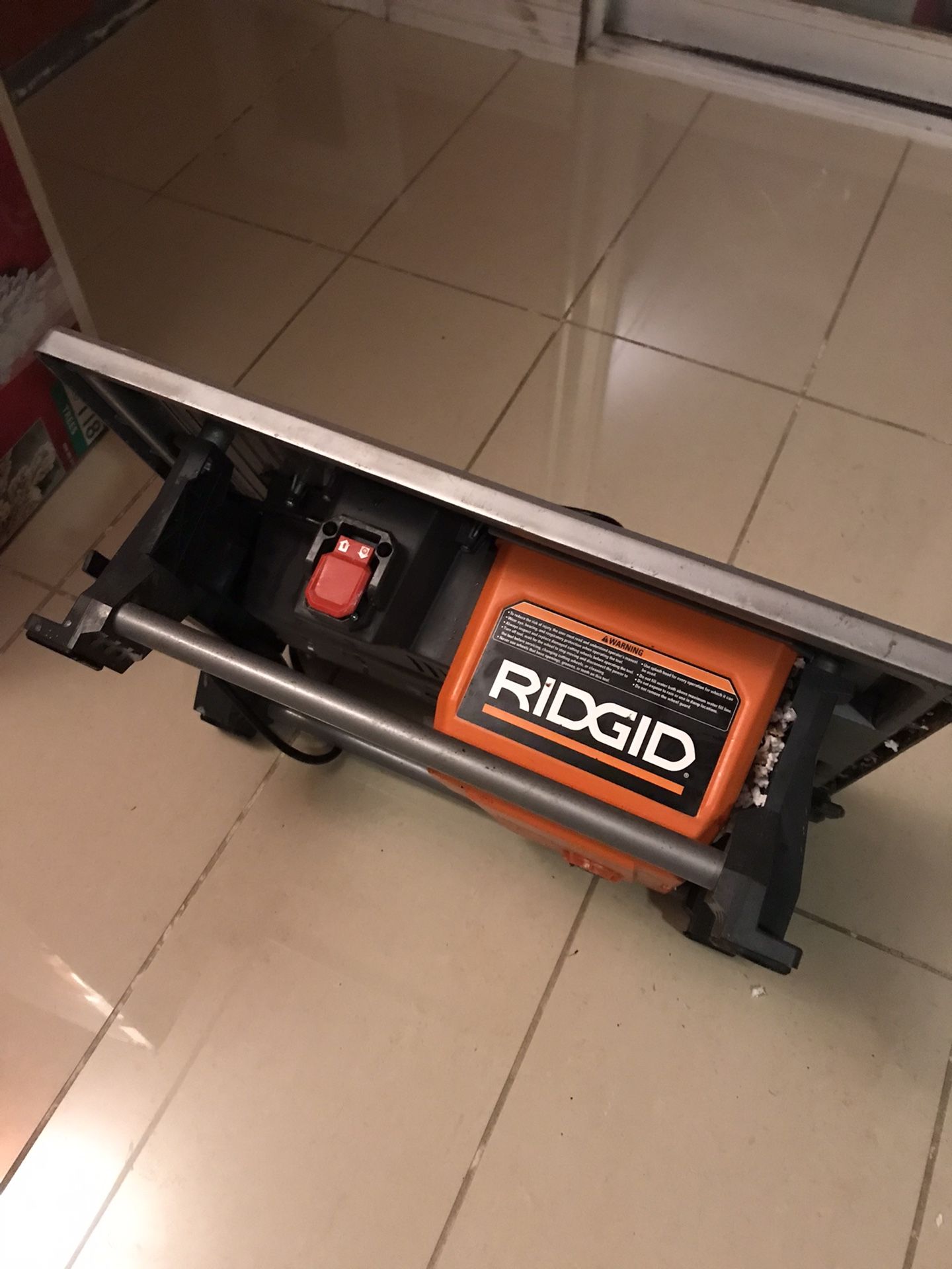 RIDGID - 6.5-Amp 7 in. Blade Corded Table Top Wet Tile Saw