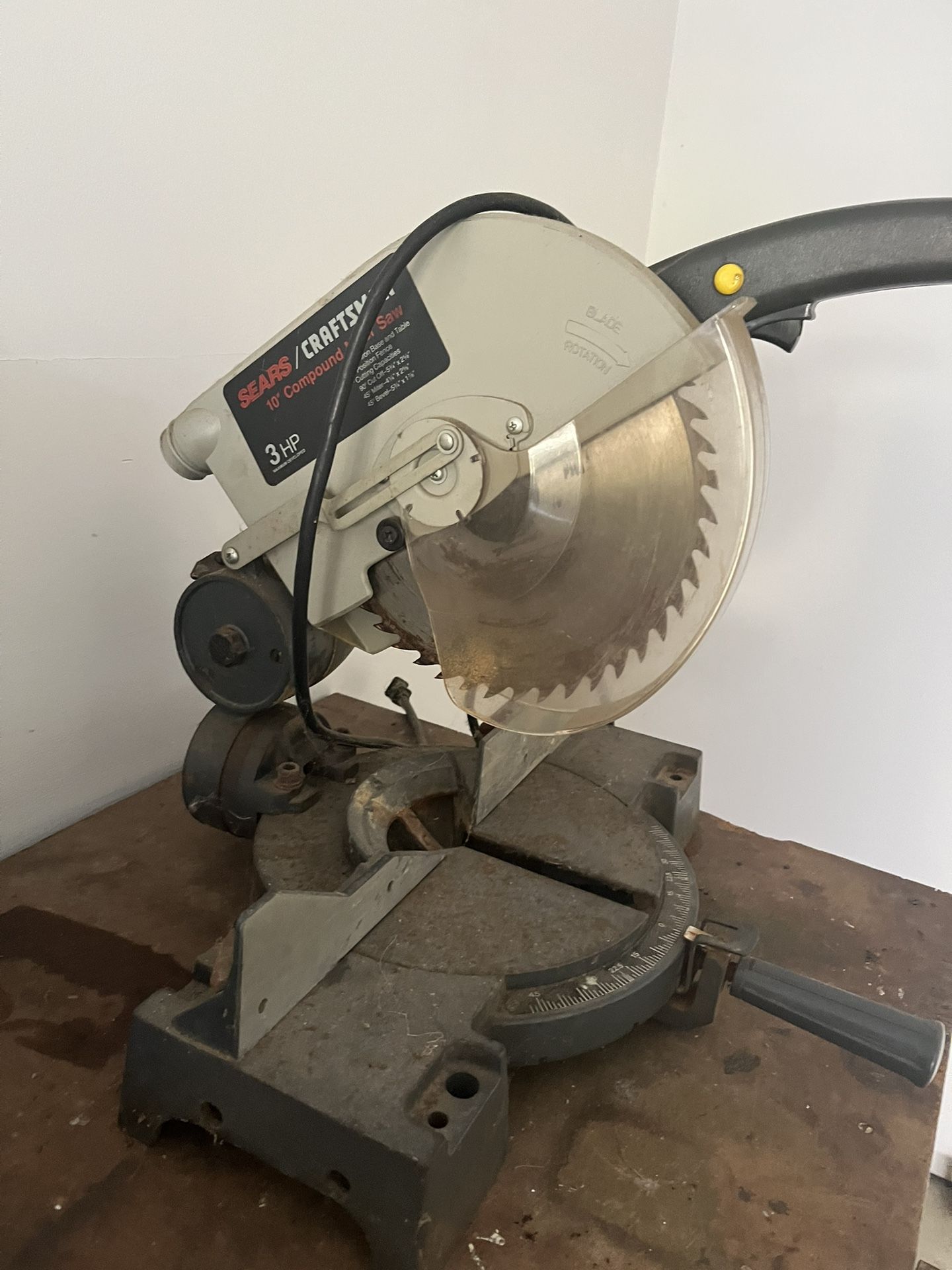 Craftsman 3hp Chop Or Miter Saw