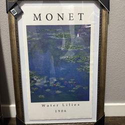 Claude Monet Framed Print 22 X 28 $50