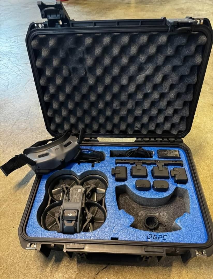 DJI Avata and all the accessories