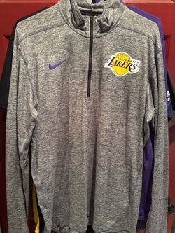 Nike Lakers Half Zip Dri-Fit LS Shirt