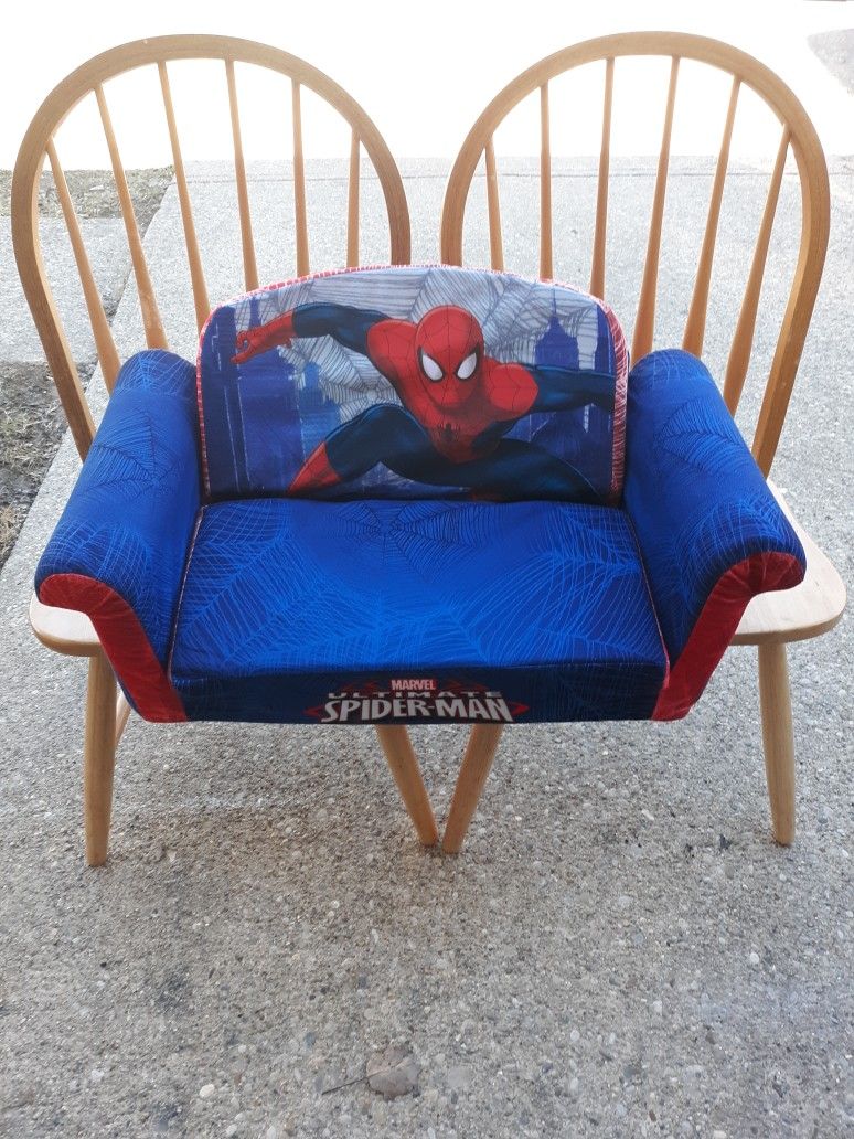 Kids Spider Man Chair/bed