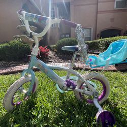 12/inch Disney Frozen Kids EZ Build Bike
