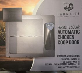 Solar Chicken Coop Door