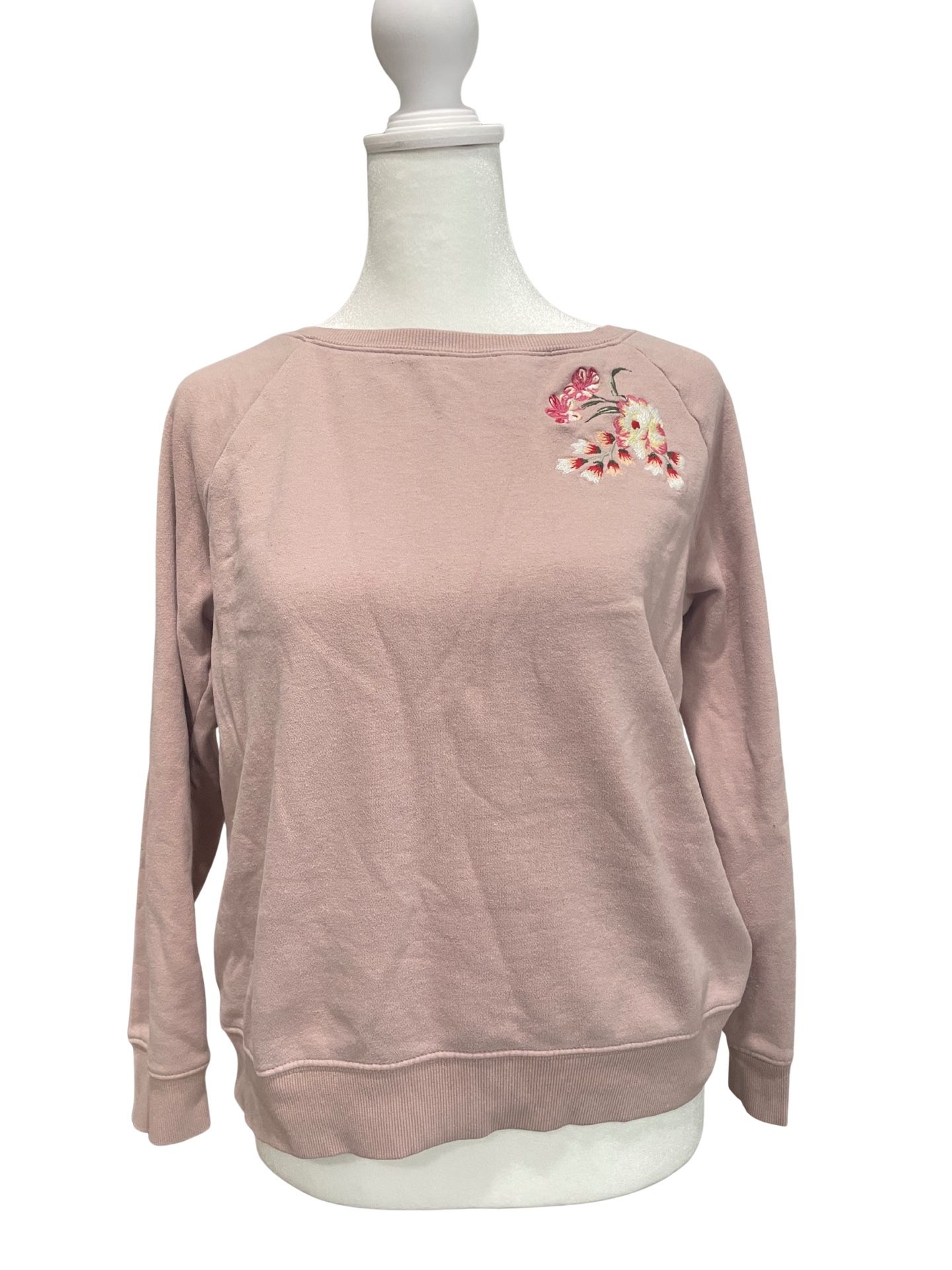 Floral Embroidered Sweatshirt