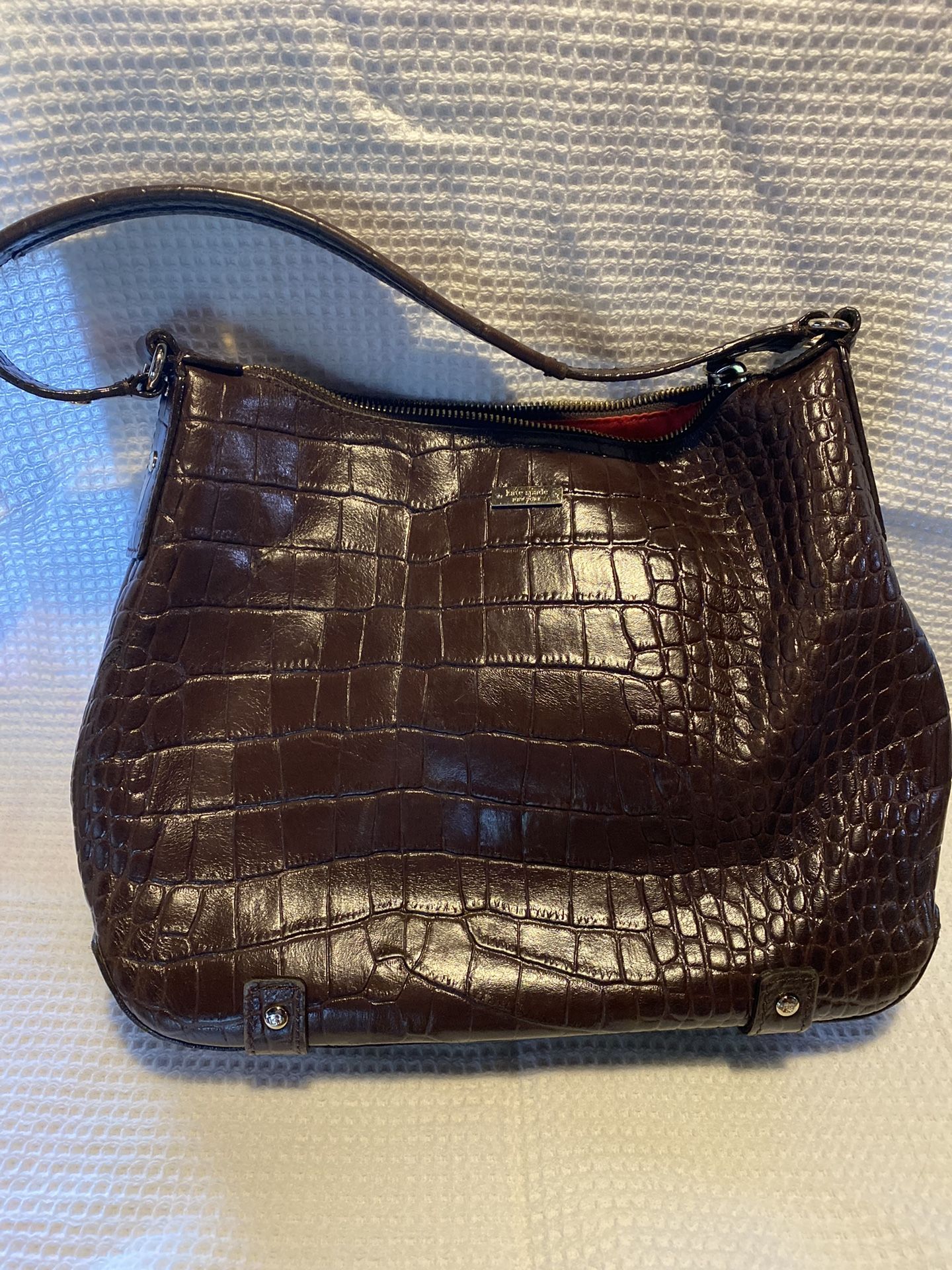 Kate Spade Purse Handbag Tote Alligator Leather