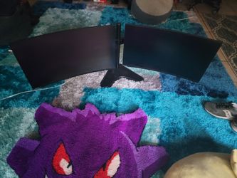 Two G27c-10 Monitor With Dual Monitor Stand