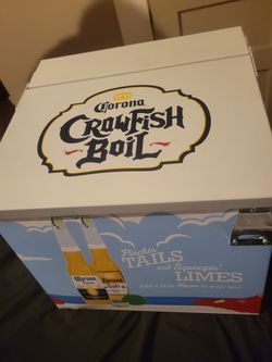 Corona Crawfish Boil Branded Cooler