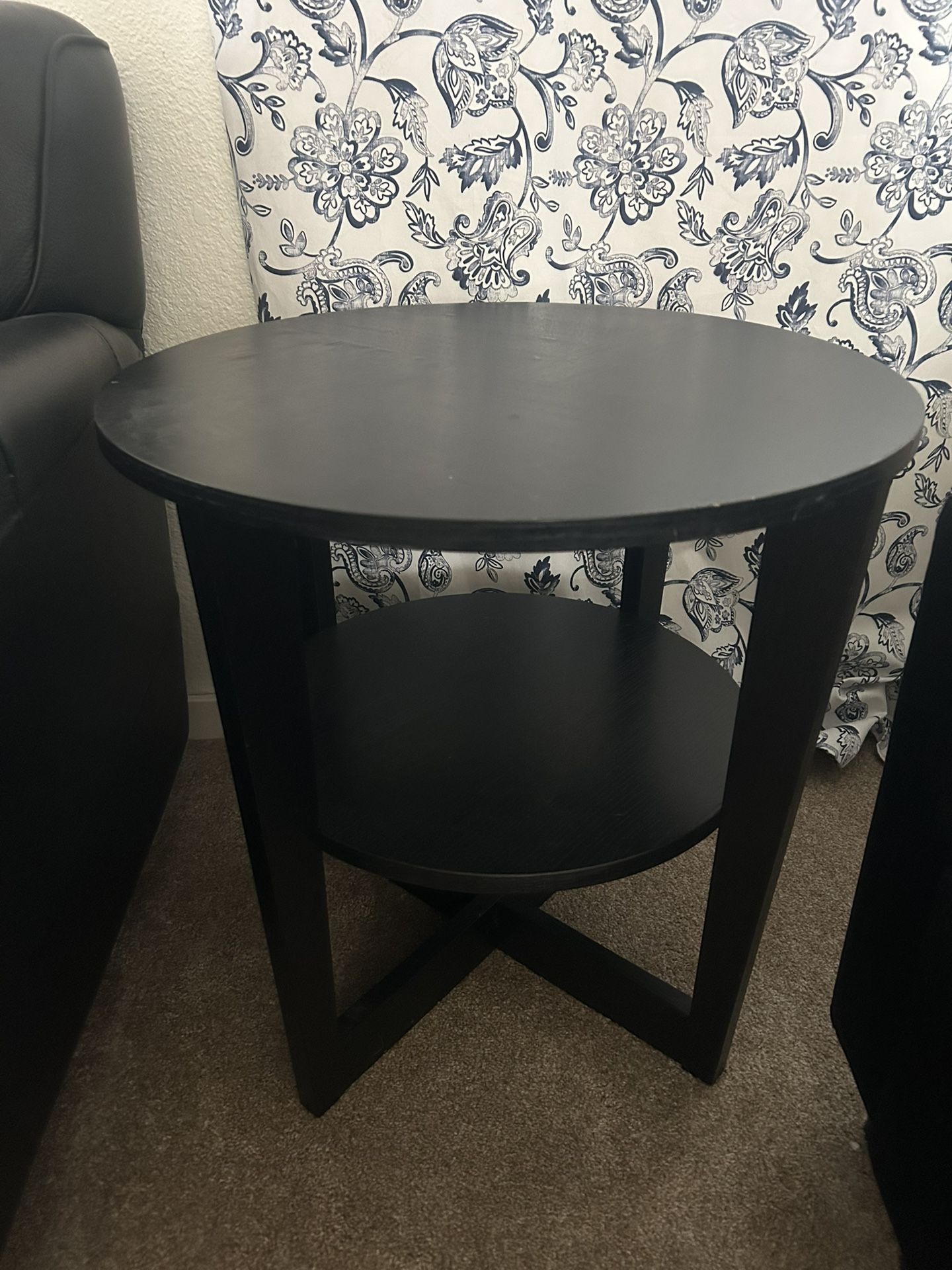 Black End Table