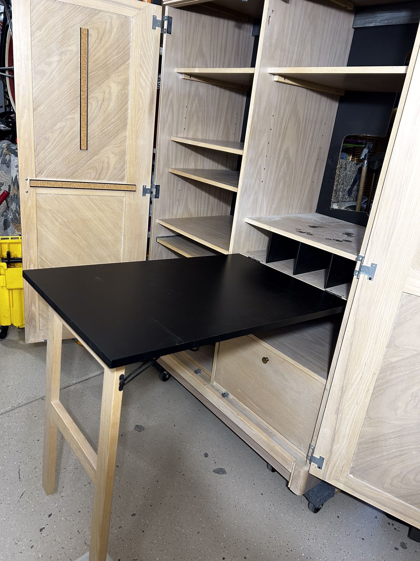 Armoire with Computer Desk (hideaway) very Sturdy/well Made $150.00 obo