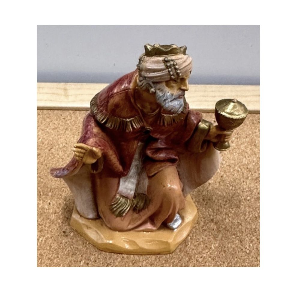 Vintage 1992 Roman Fontanini Heirloom Nativity Collection King Gaspar Wise Men