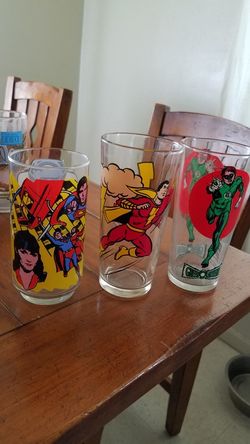 Very rare vintage glass cups