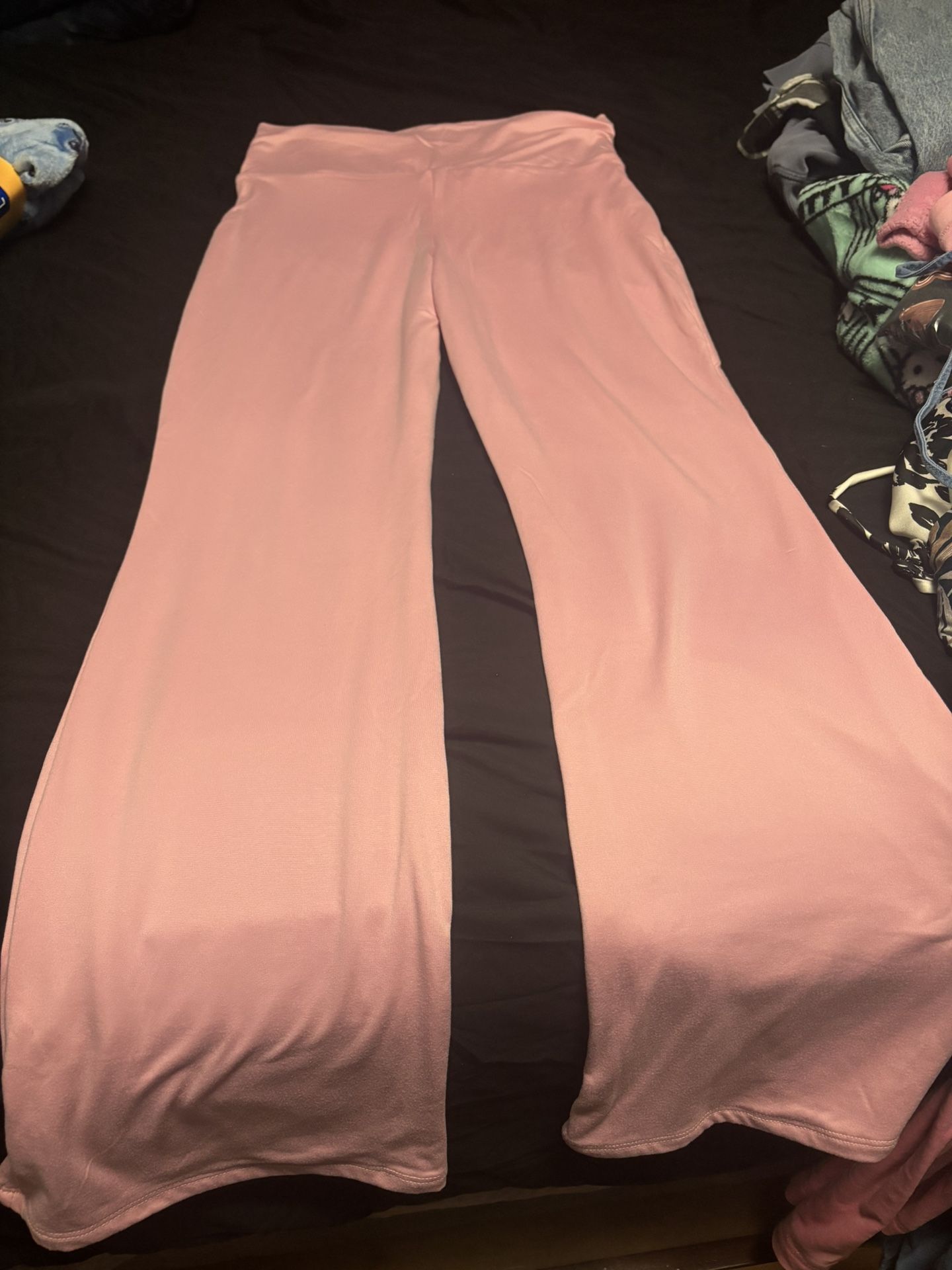 Pink Fold over Leggings