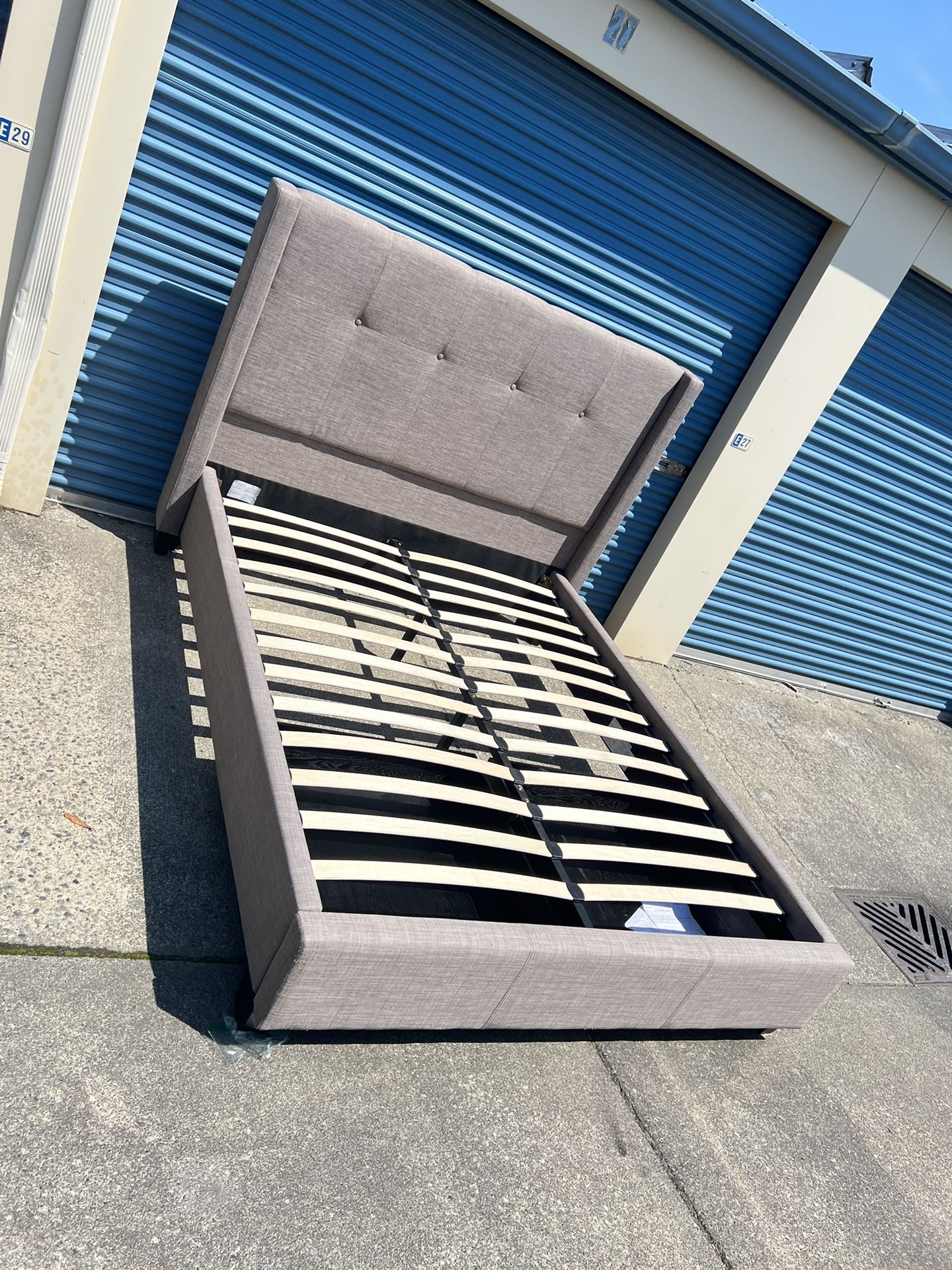 Zinus Upholstery Queen Platform Bed Frame With Storage Drawers And