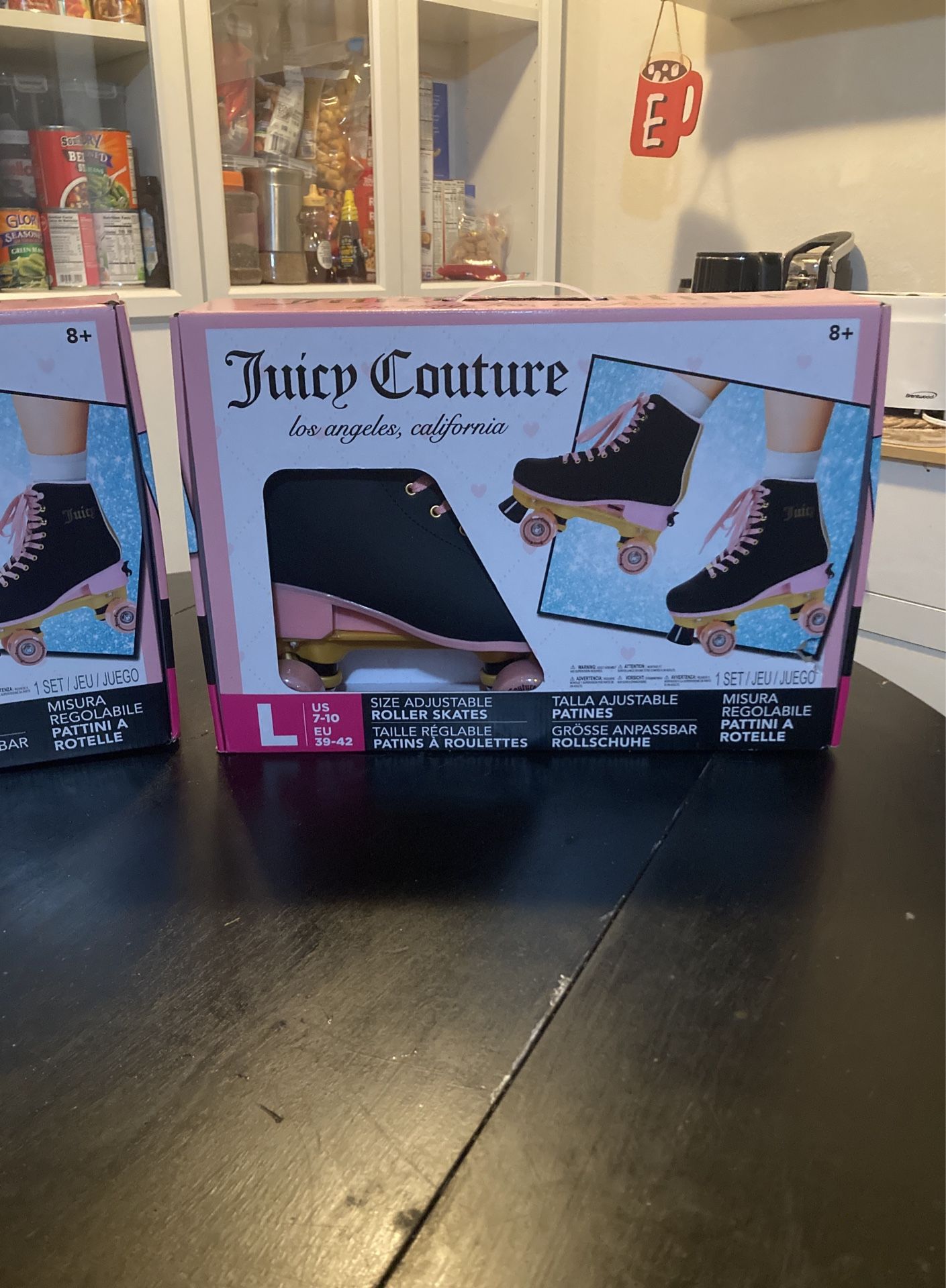 2 PAIR NEW WOMENS - JUICY CONTURE ROLLER SKATES $25 EA